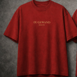 Oversized T-Shirt – Limited Edition Red (Copy)